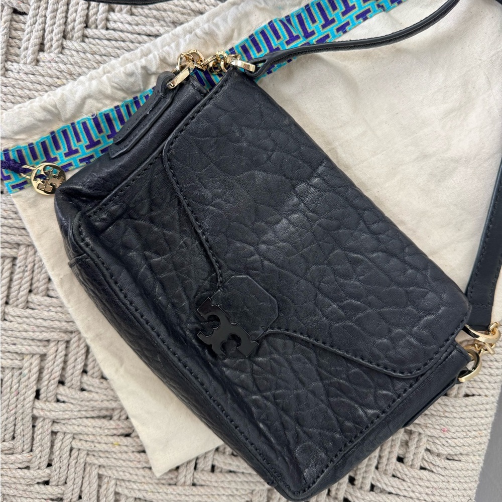 Tory Burch Black Leather Crossbody Bag
